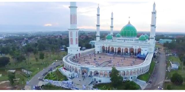Jelang Ramadhan, Kunjungan Wisata di Masjid Agung Madani Rohul Meningkat