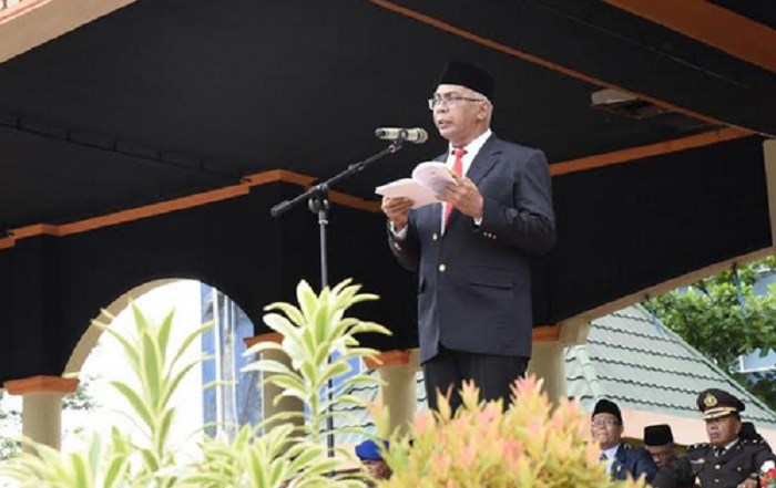 Penjabat Bupati Inhil Pimpin Upacara Peringatan Hardiknas ke-110