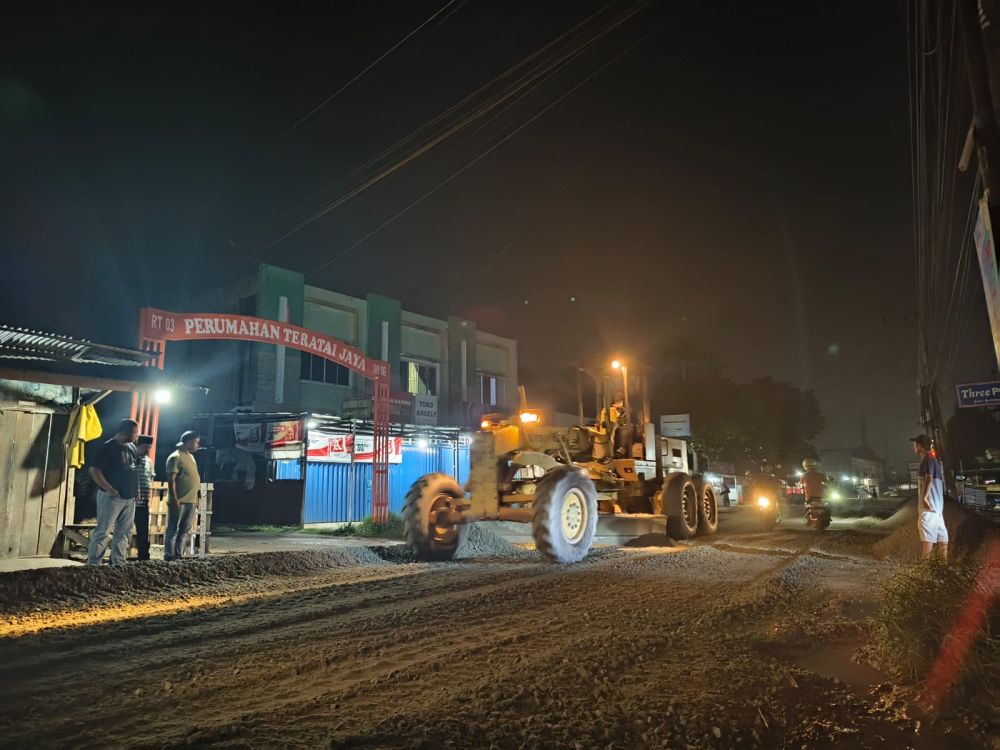 Pemprov Riau Mulai Perbaiki Jalan Suka Karya, Lebaran Ditargetkan Mulus