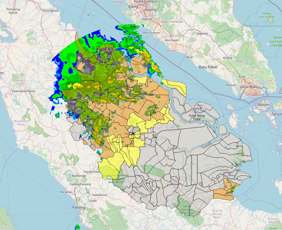 Cuaca Riau 28 Agustus 2025: Siang Cerah Berawan, Malam Hujan, 27 Hotspot Terdeteksi