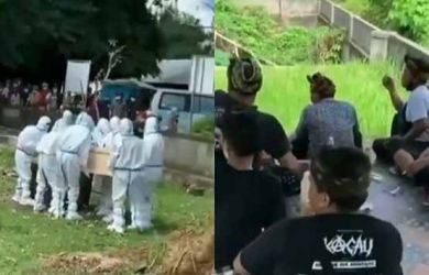Petugas Kesehatan yang Memakamkan Jenazah COVID-19 Malah Diketawai Warga