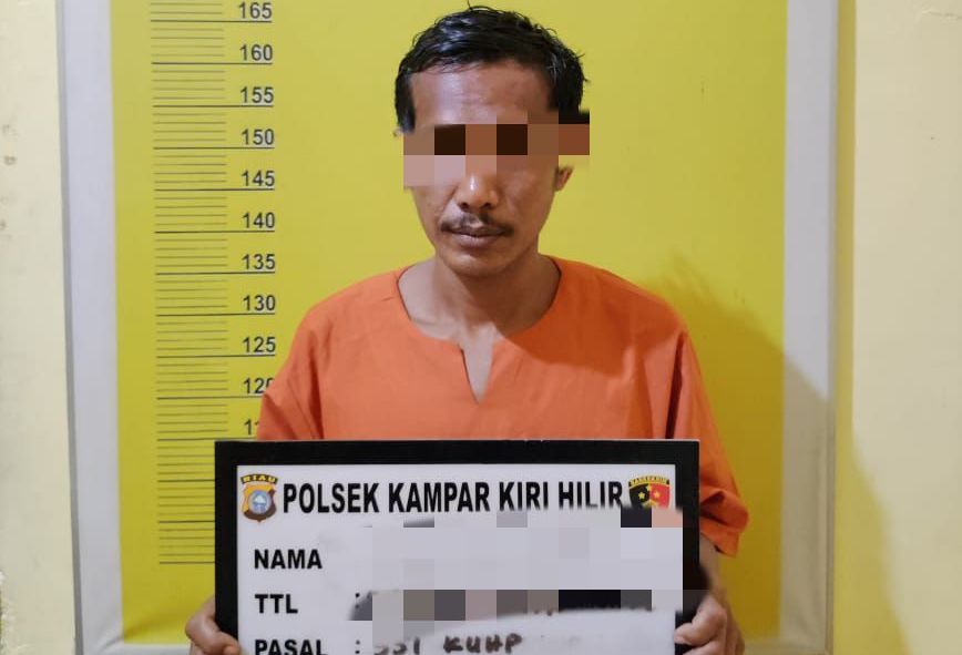 Pelaku Penganiayaan Sadis di Kampar Kiri Hilir Ditangkap di Pekanbaru
