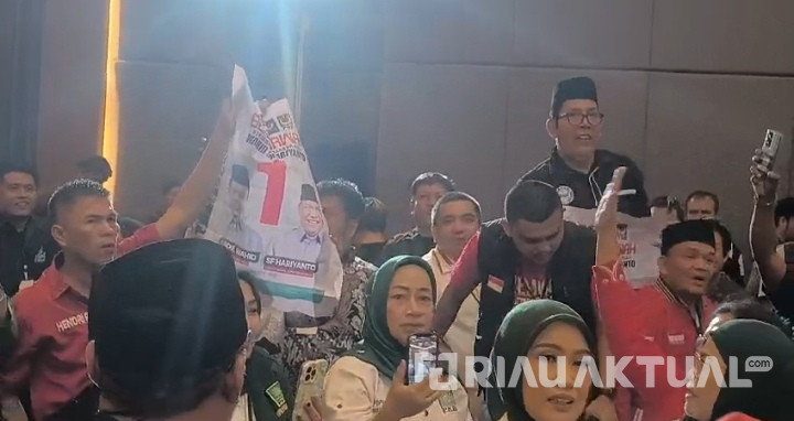 Ricuh Gara-gara Atribut Paslon Bermarwah,  Ketua KPU Riau: Sudah Kami Surati Sebelumnya Tidak Boleh Bawa