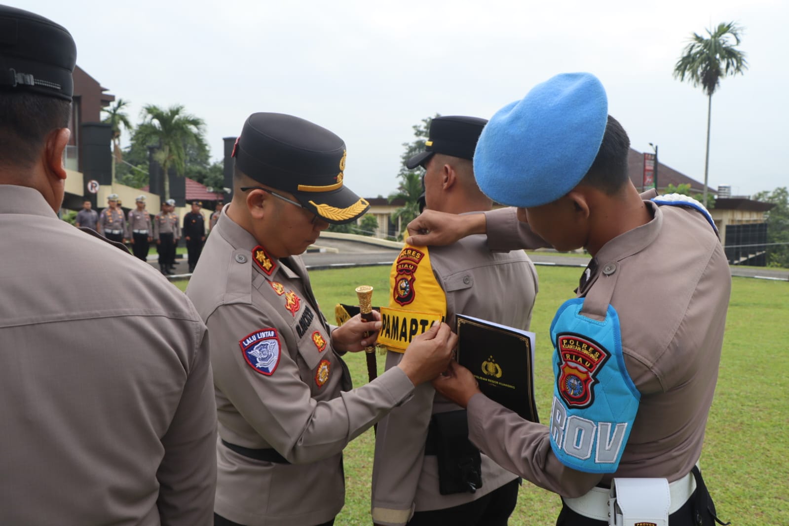 Apel Launching Pamapta Polres Kuansing, Tanda Semangat Baru Polri yang Adaptif dan Responsif