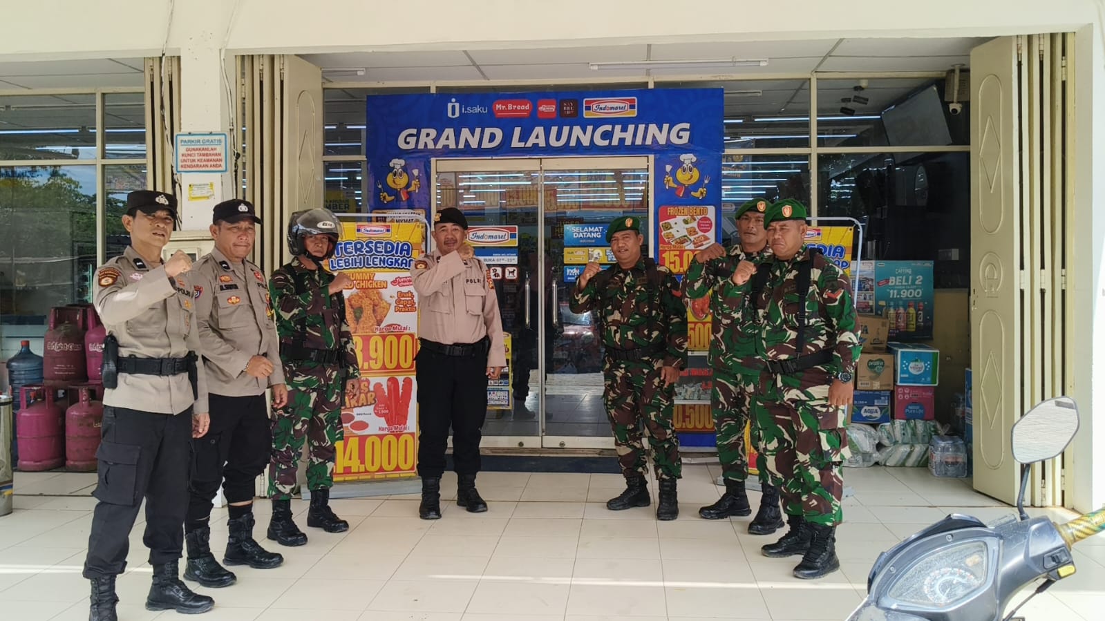 Jaga Negeri, Polsek Rimba Melintang Kompak Patroli Bareng TNI