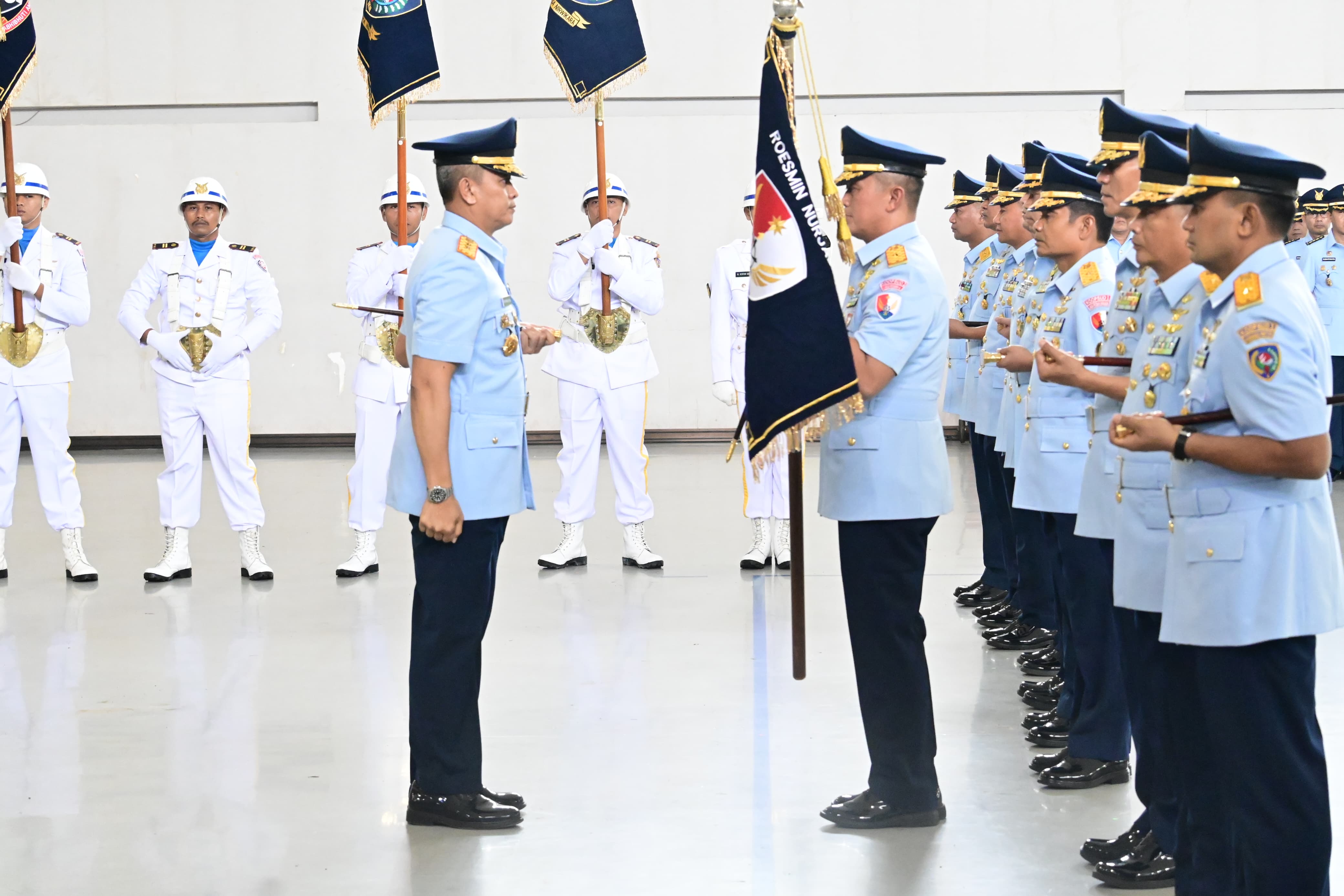 Marsma TNI Abdul Haris Resmi Jabat Danlanud Roesmin Nurjadin