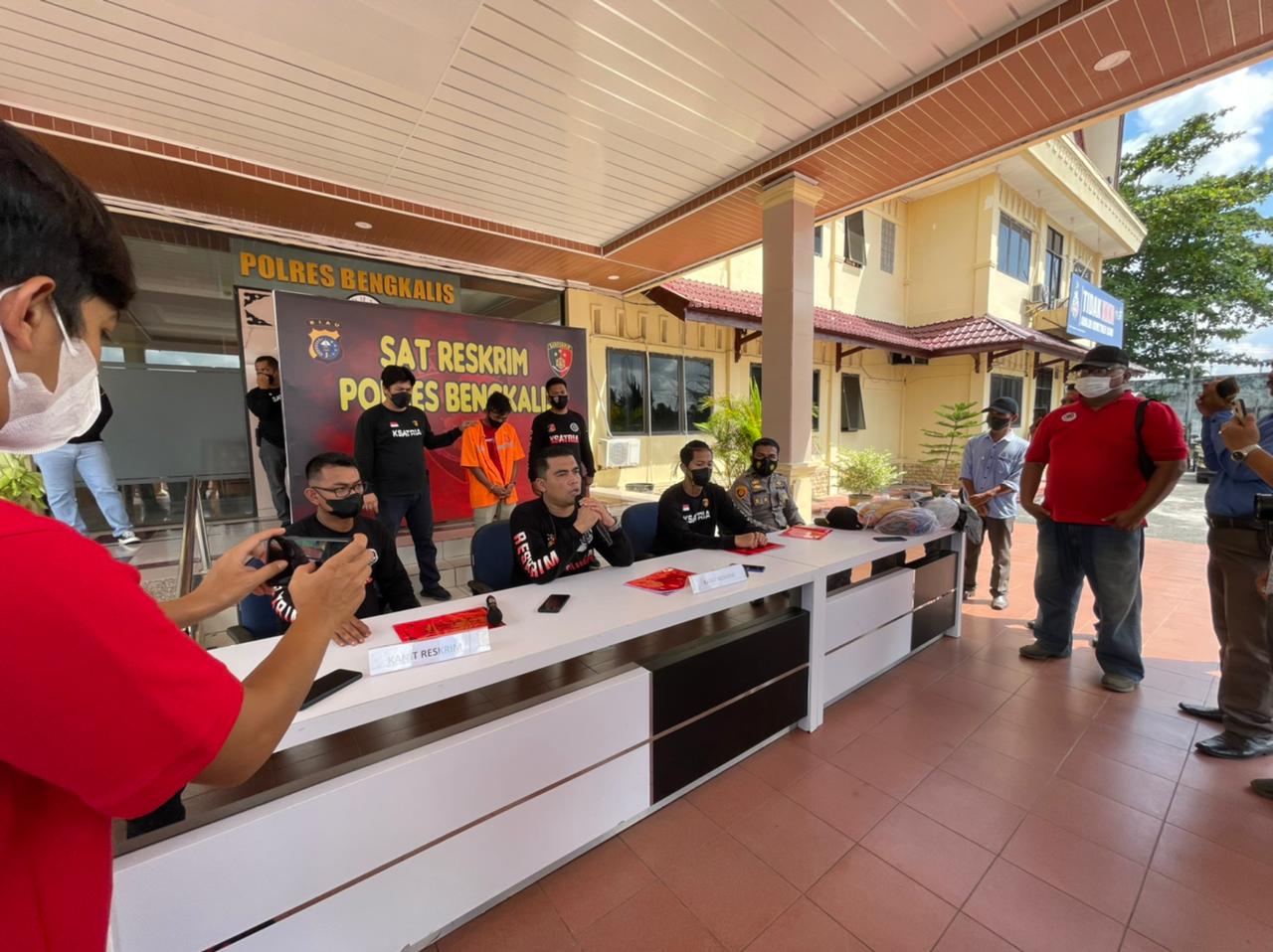 Sat Reskrim Bengkalis Ringkus Jefri Residivis Kasus Penipuan