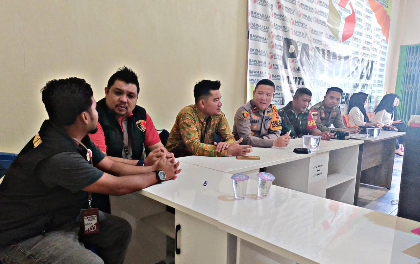 Di Panwascam, Kapolsek Kerumutan Ucapkan Terimakasih Atas Suksesnya Pilkada