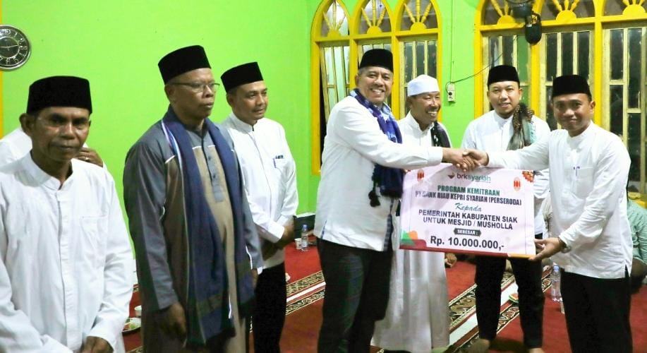 Bupati Serta Wabup Siak Hadiri Safari Ramadhan di Kampung Lubuk Umbut Sungai Mandau