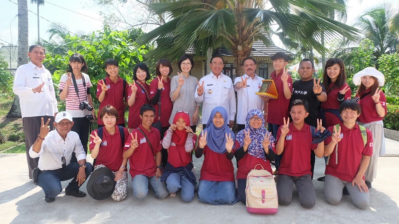 Bupati Inhil Sambut Gembira Kedatangan Mahasiswa Kobe University, Jepang