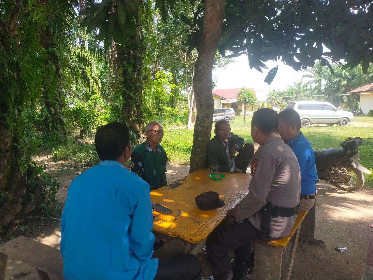Polsek Bangko Pusako Gelar Cooling System Pasca Pemilu Damai untuk Ciptakan Situasi Kamtibmas Kondusif