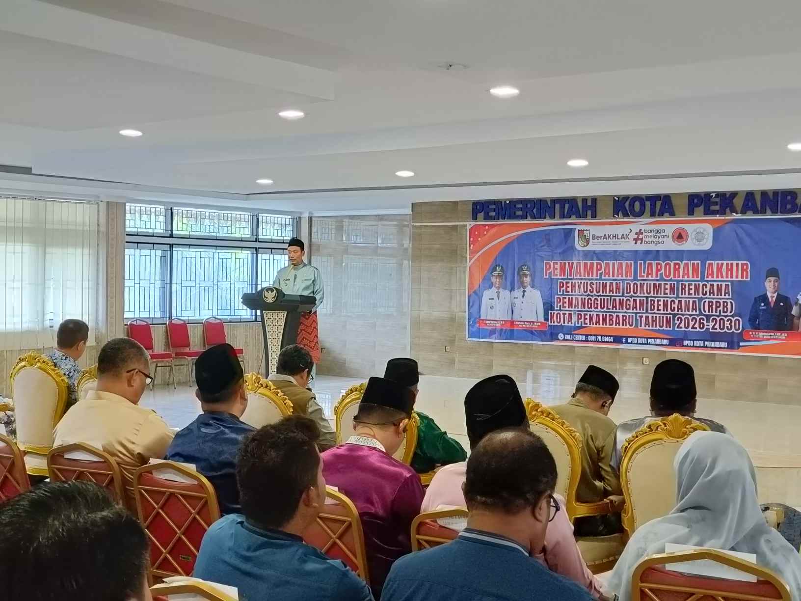 Pemko Pekanbaru Upayakan Kurangi Resiko Bencana Hidrometeorologi