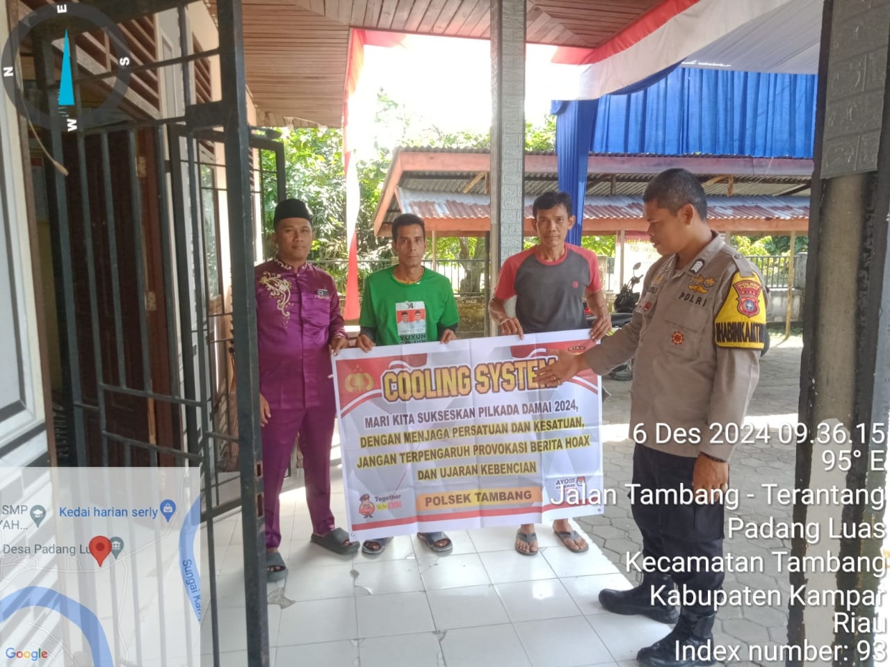 Polsek Tambang Gelar Cooling System untuk Jaga Kondusivitas Pasca Pilkada 2024