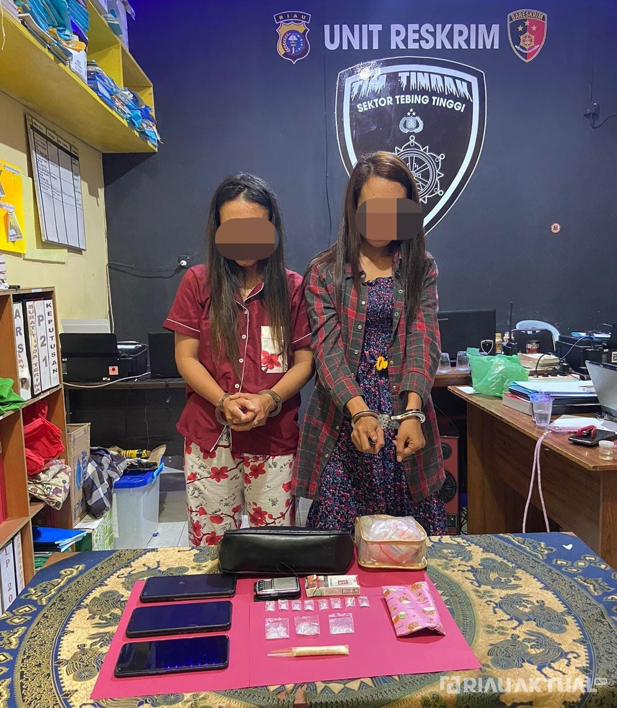Dua Wanita di Meranti Jadi Kurir Sabu, Ditangkap di Warung