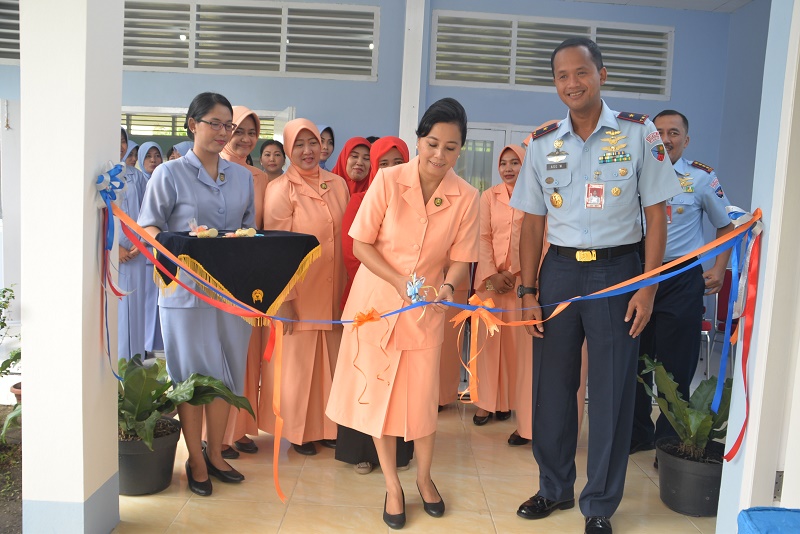 Gedung KB Paud Angkasa Resmi Digunakan, Danlanud Rsn : Semoga Anak-anak Semangat Belajar