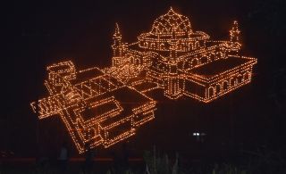 Pemuda Desa Senggoro Antusias Ikuti Festival Lampu Colok Kabupaten Bengkalis