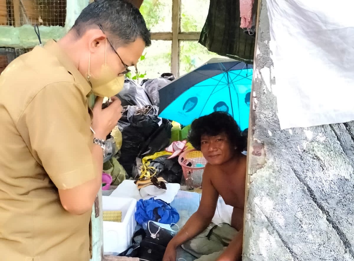 Terjaring Razia, Dinas Sosial Pekanbaru Pulangkan Dua Gepeng ke Daerah Asal
