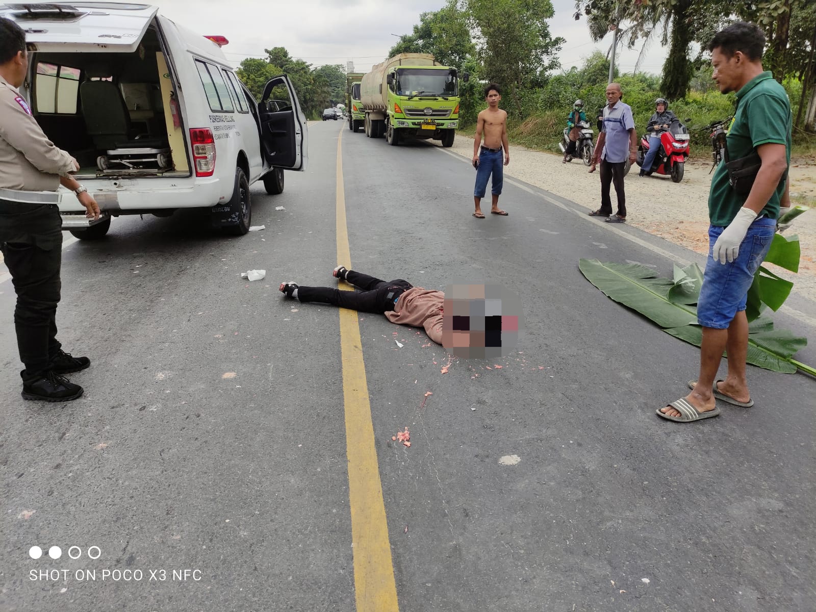 Pemotor Meninggal Dunia Dalam Laka di Jalan Yos Sudarso