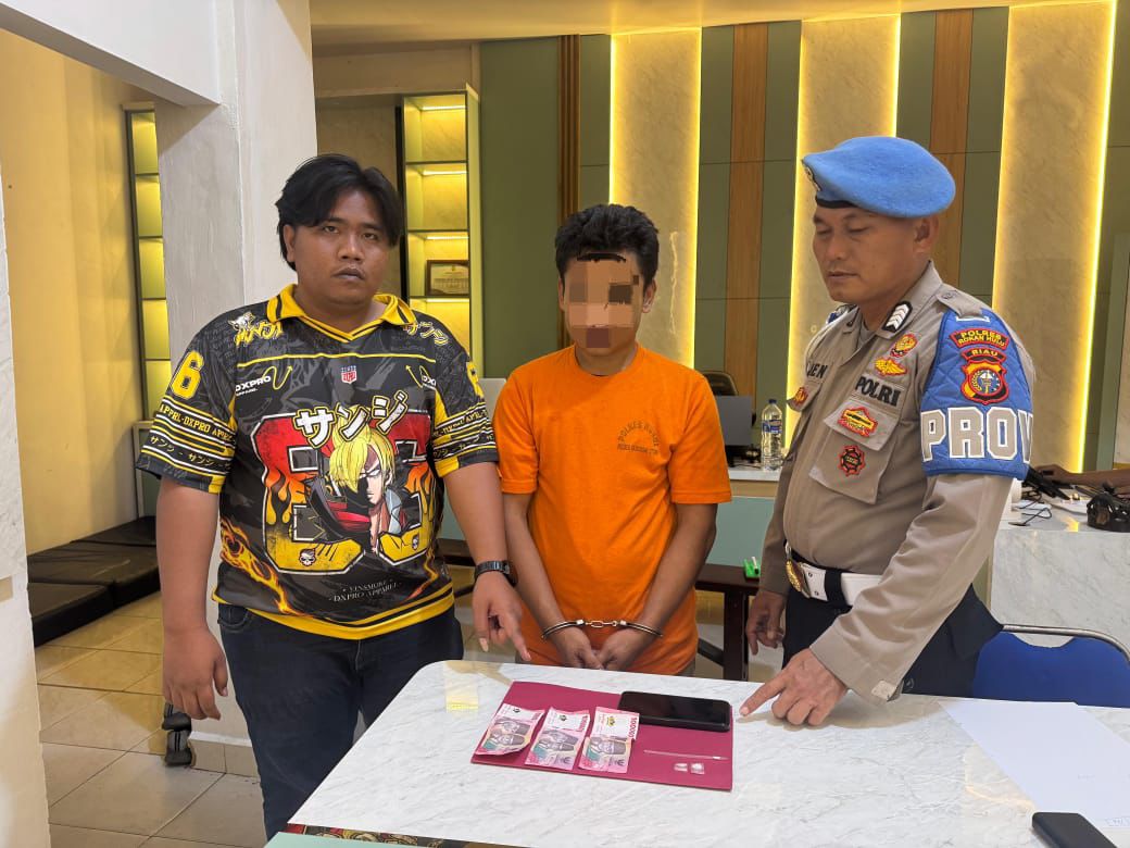 Polsek Tambusai Utara Ringkus Pengedar Sabu di Rokan Hulu