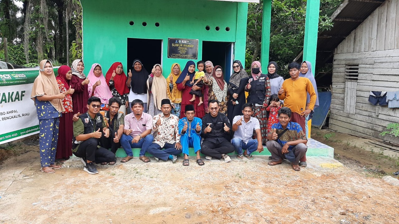 Peresmian dan Doa Bersama Atas Sumur Wakaf dari Pewakif ACT Duri