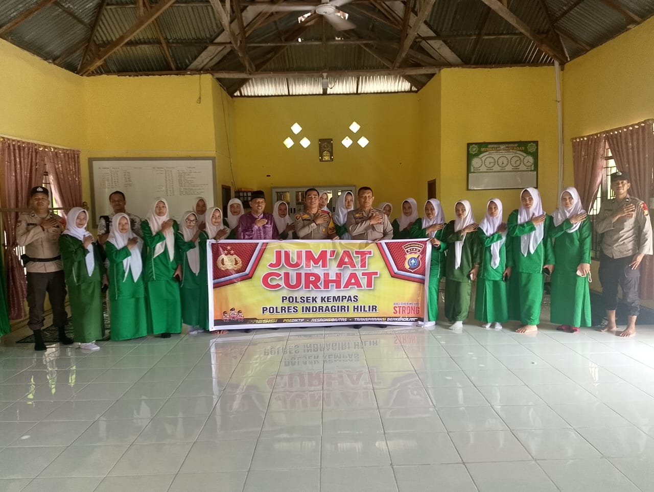 Jumat Curhat di Sekolah, AKP Mardani Sampaikan Imbauan Pilkada Damai