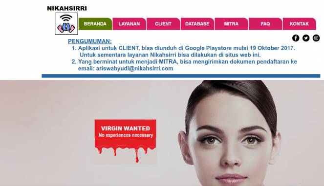 Kominfo Akhirnya Blokir Situs Nikahsirri.com