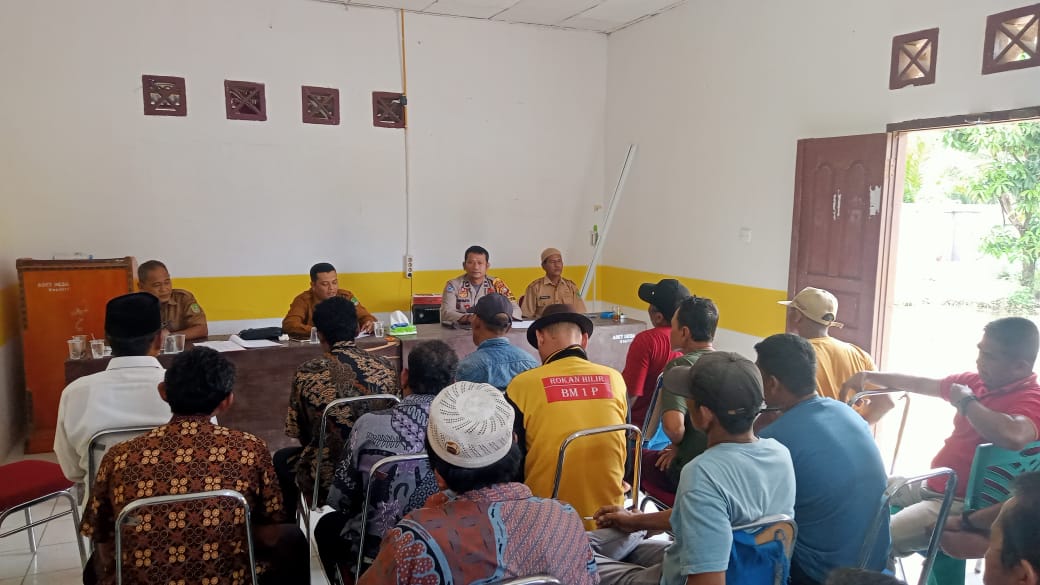 Polsek Bangko Pusako Gelar Cooling System untuk Wujudkan Pemilu Damai 2024