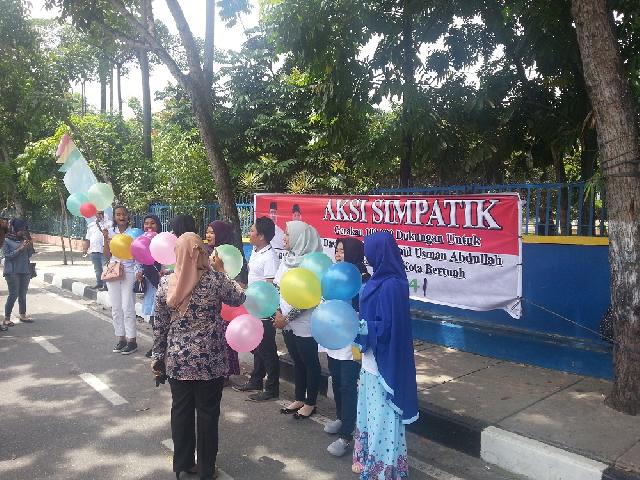 Tidak Dapat Keadilan dari KPU, Sejumlah Mahasiswa Gelar Aksi Simpatik Untuk Said Usman