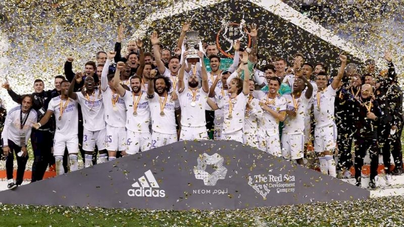 Tumbangkan Athletic Bilbao, Real Madrid Juara Piala Super Spanyol 2021
