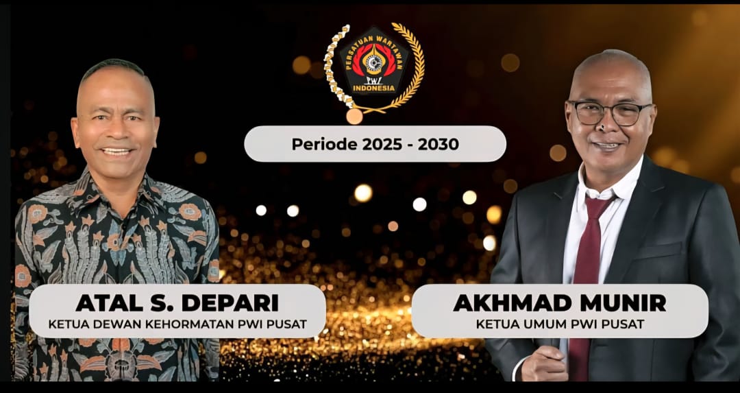Akhmad Munir Terpilih Jadi Ketua Umum PWI dan Atal S Depari sebagai Ketua Dewan Kehormatan
