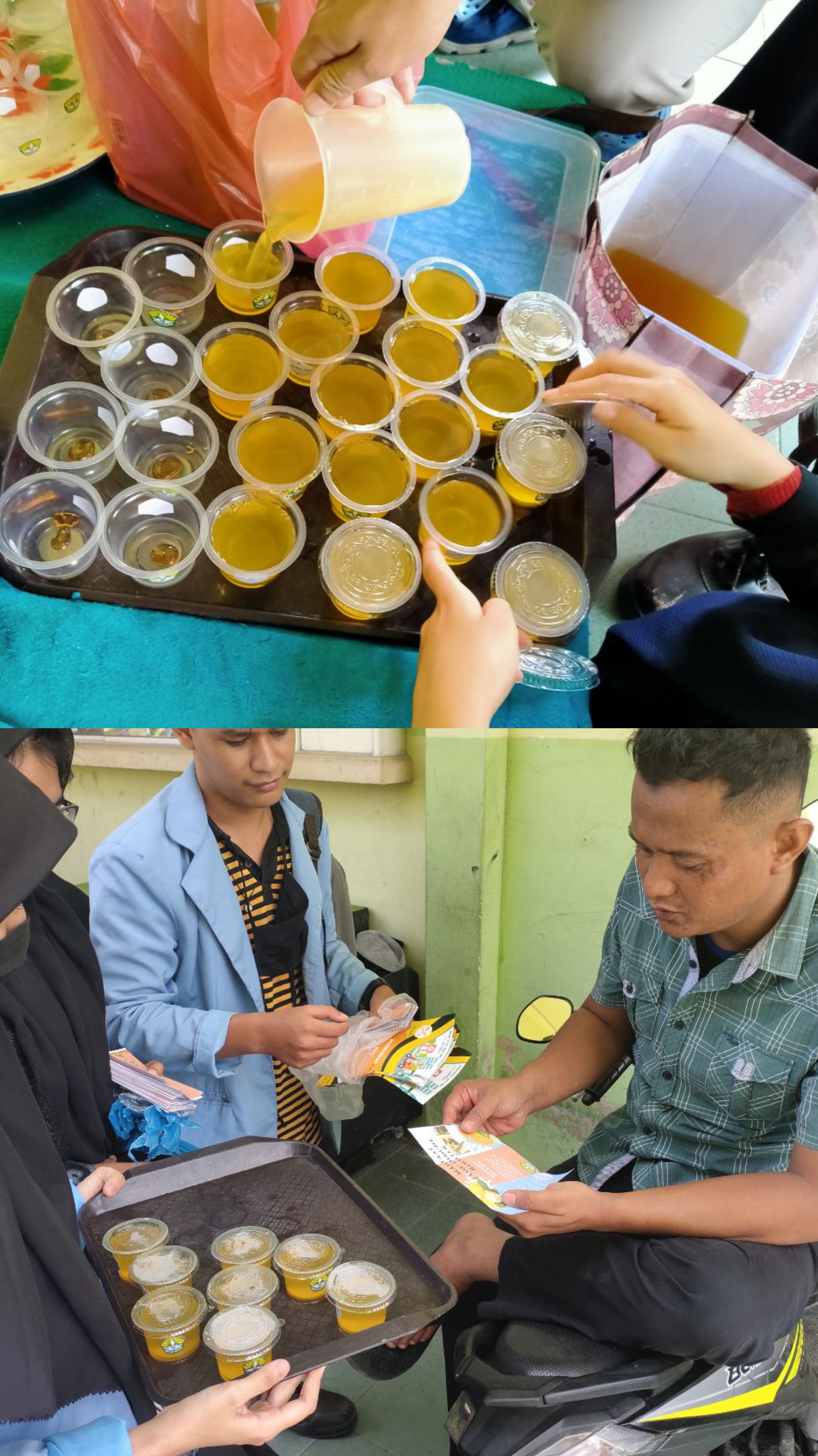 Tim Pengabdian UNRI Bagikan Jamu Immune Booster di Beberapa Masjid di Kelurahan Labuhbaru Timur