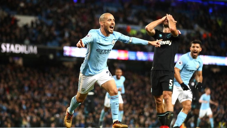Sempat Tertinggal, City Atasi West Ham 2-1