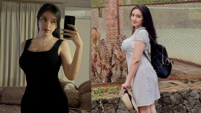 6 Gaya Amanda Zahra Selain Pakai Kaos Ketat Andalan