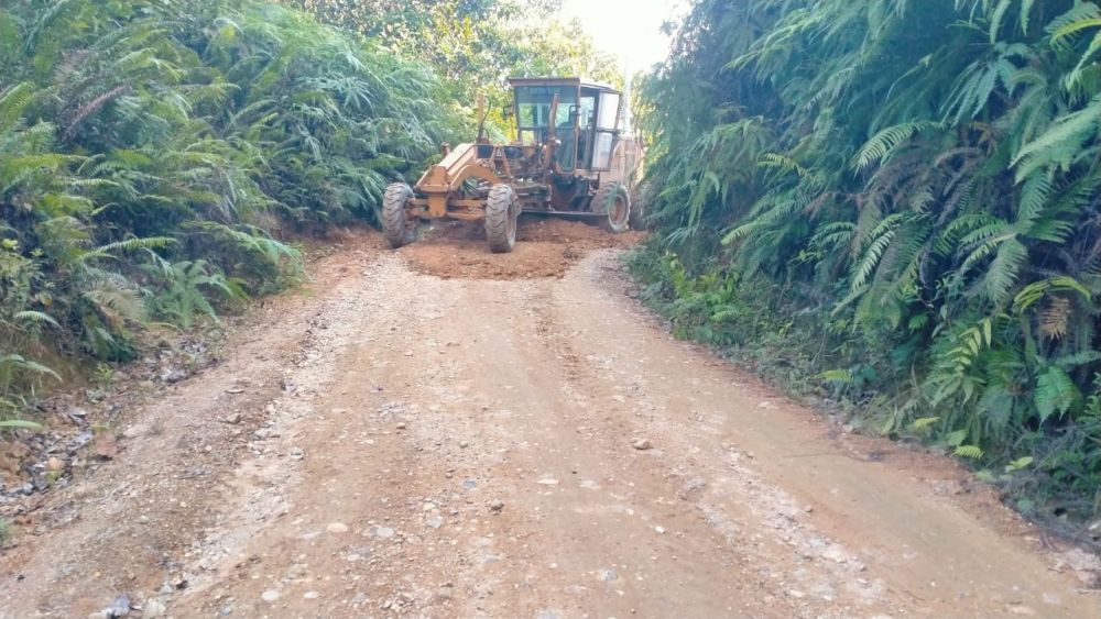 Pastikan Fungsionalitas Jalan Provinsi, Pemprov Riau Gesa Perbaikan Ruas Jalan Lubuk Agung-Batu Sasak-Batas Sumbar