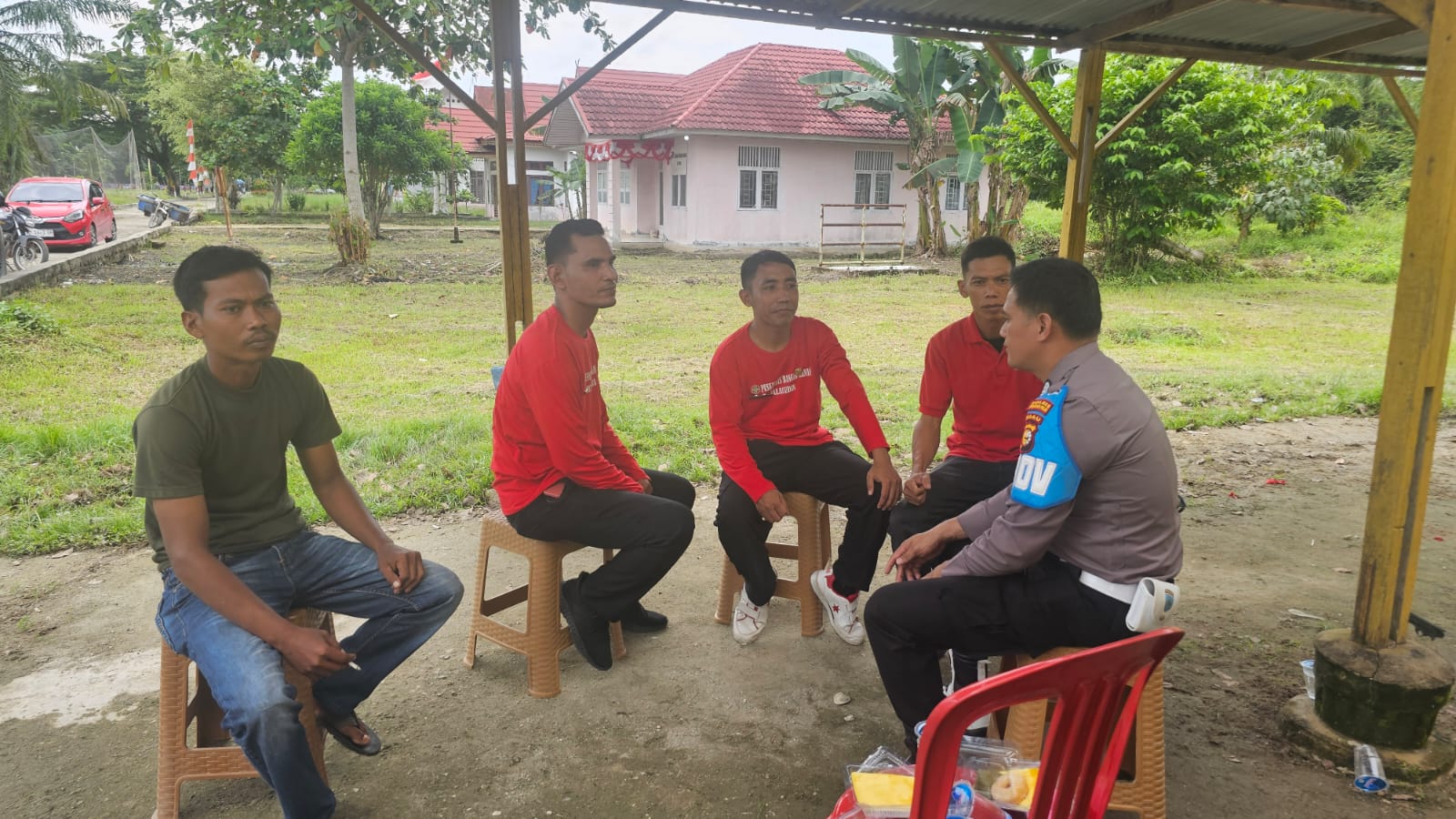 Polsek Bangko Pusako Lakukan Cooling System untuk Antisipasi Unjuk Rasa Terkait Rencana Revisi UU Pilkada 2024