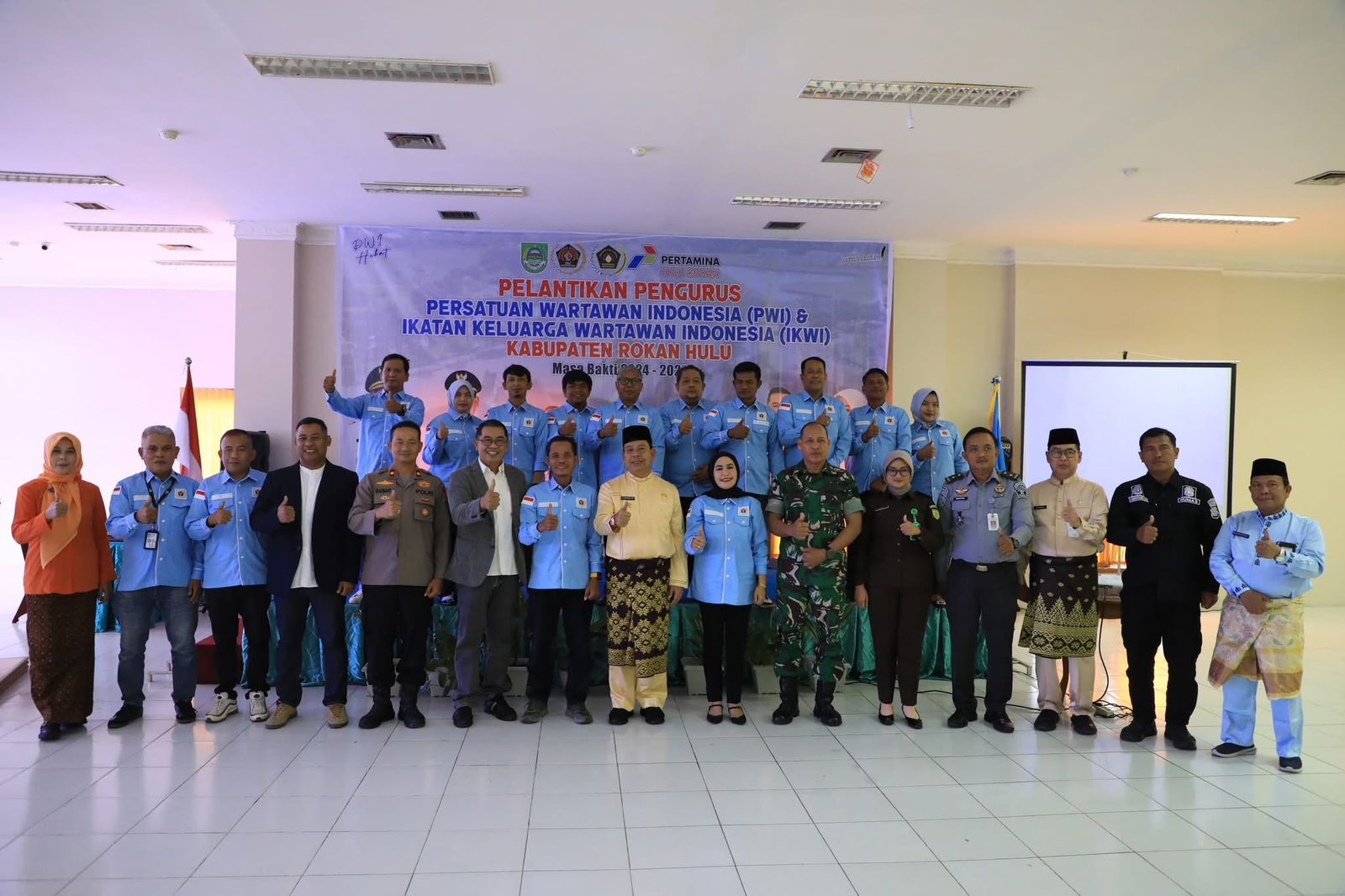 Pengurus PWI Rokan Hulu Resmi Dilantik, Siap Dukung Pembangunan Daerah