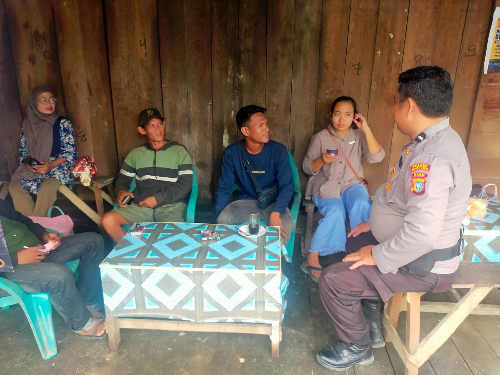 Polsek Bangko Pusako Imbau Masyarakat Jaga Keamanan dan Kondusifitas Jelang Pilkada 2024