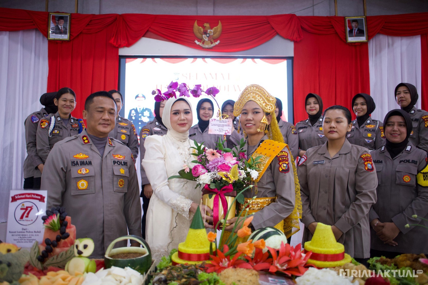 Hari Jadi Polisi Wanita ke-77, Kapolres Rohil: Polwan Harus Tangguh Profesional