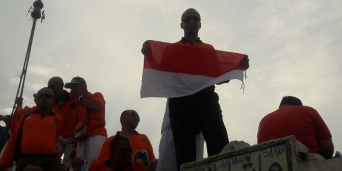 Saat Merah Putih berkibar di Jabal Nur, gunung cahaya di Makkah