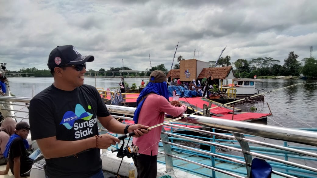 Berhadiah 1 Unit Mobil, Pemkab Siak Gelar Lomba Mancing di Event FSS