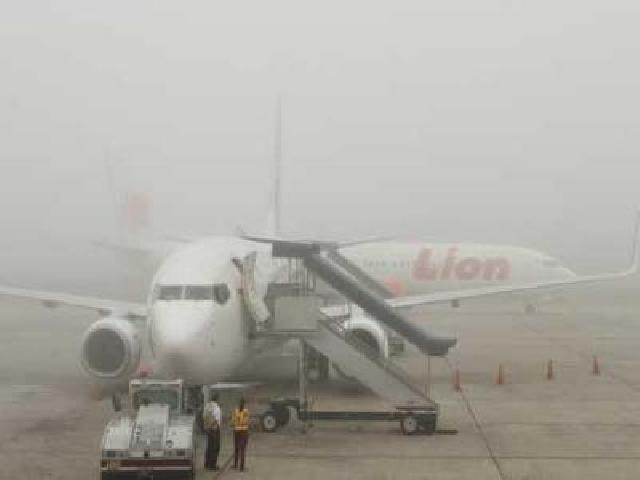Bandara SSK II Pekanbaru Waspada Kabut Asap Jilid II di Riau  