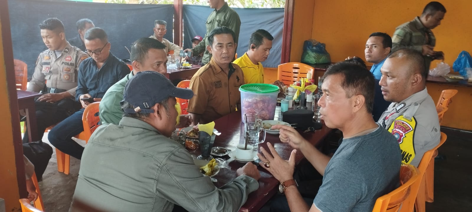 Polsek Mandau Prakarsai Penyelesaian Sengketa Tanah di Desa Boncah Mahang, Sekaligus Himbau Pilkada Damai