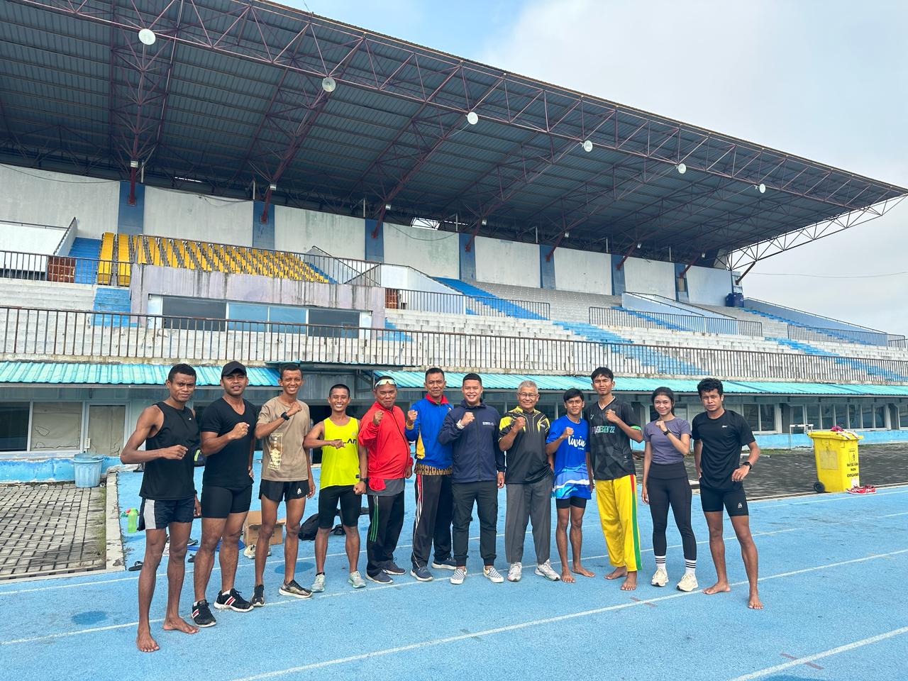 Ade Zukri Saputra Diskusikan Perkembangan Atletik dengan Pelatih Atletik Kota Pekanbaru