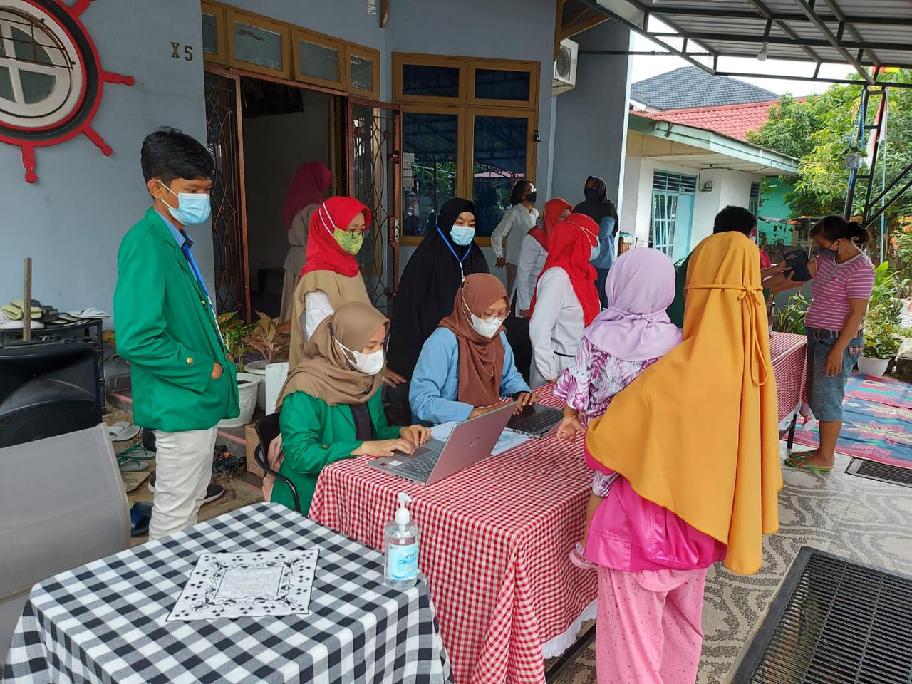 Kukerta UNRI Kelurahan Delima Gelar Kegiatan Posyandu