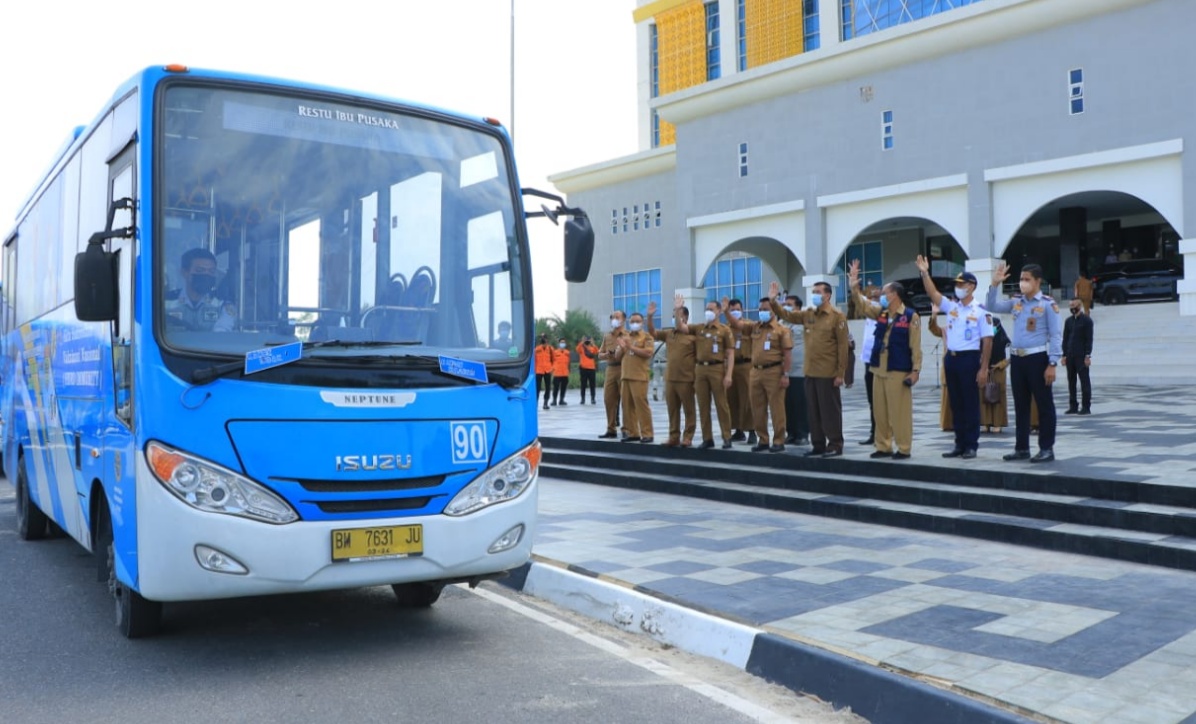 Bus Vaksinasi Keliling Ditambah, Hari Ini Sudah Beroperasi dengan Sasaran Utama Daerah Zona Merah