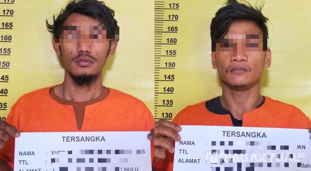 Ketahuan Mencuri Kabel Listrik Lampu Jalan, Dua Pria Masuk Jeruji Polsek Bukit Raya