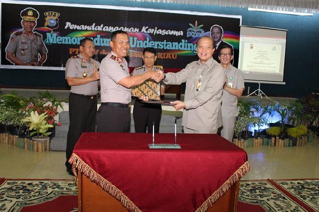 Sinergi dengan Polda Riau, PTPN V Teken Kesepakatan Bersama