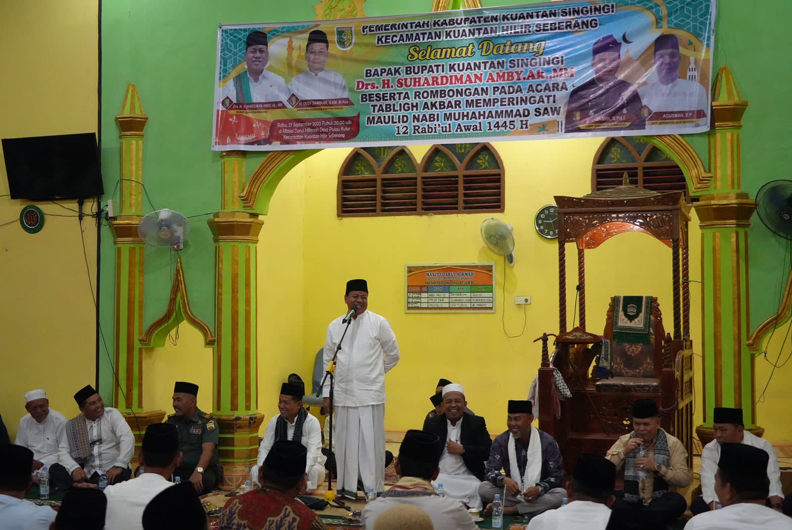 Bupati Kuantan Singingi Galang Pejabat dan Masyarakat dalam Peringatan Maulid Nabi Muhammad SAW