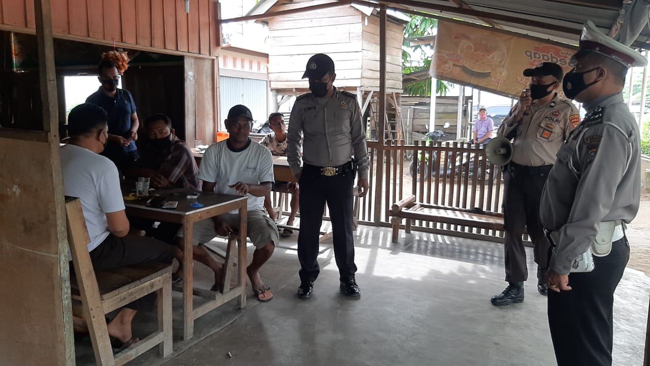 Polsek Pangkalan Kuras Galakan Operasi Yustisi Tekan Penyebaran Covid-19