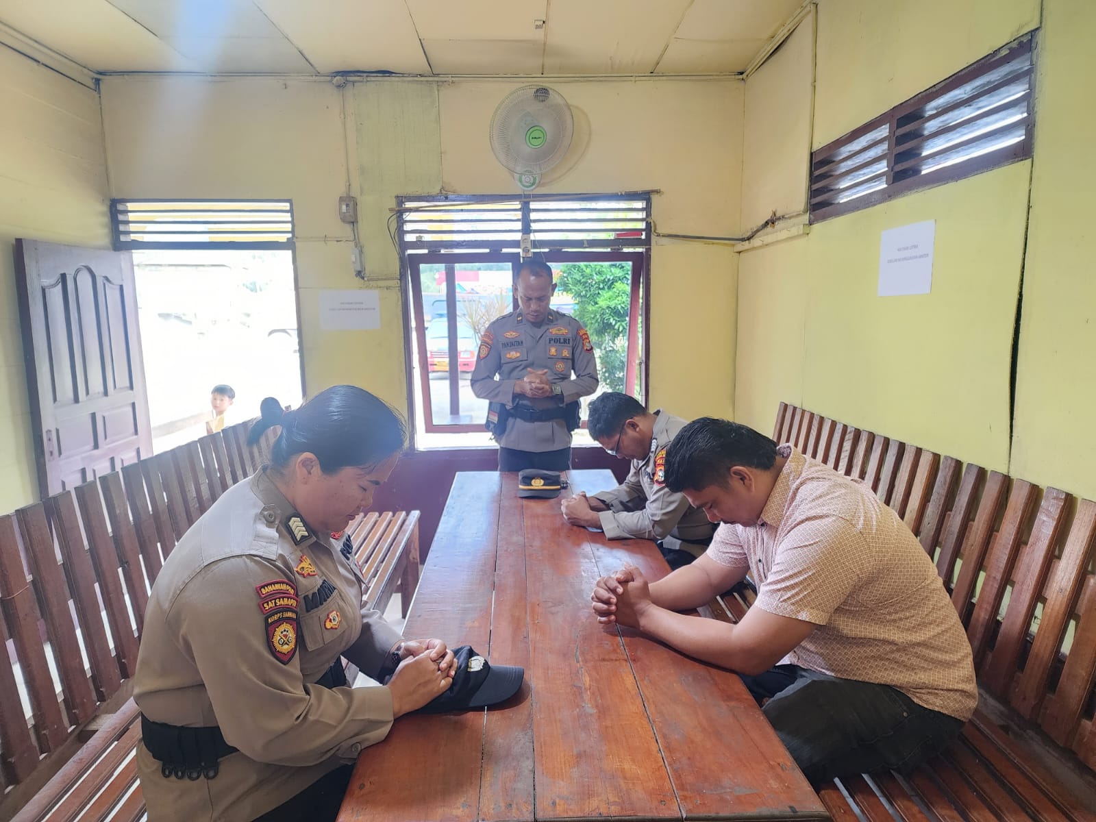 Polsek Bangko Pusako Gelar Pembinaan Rohani dan Mental untuk Personel